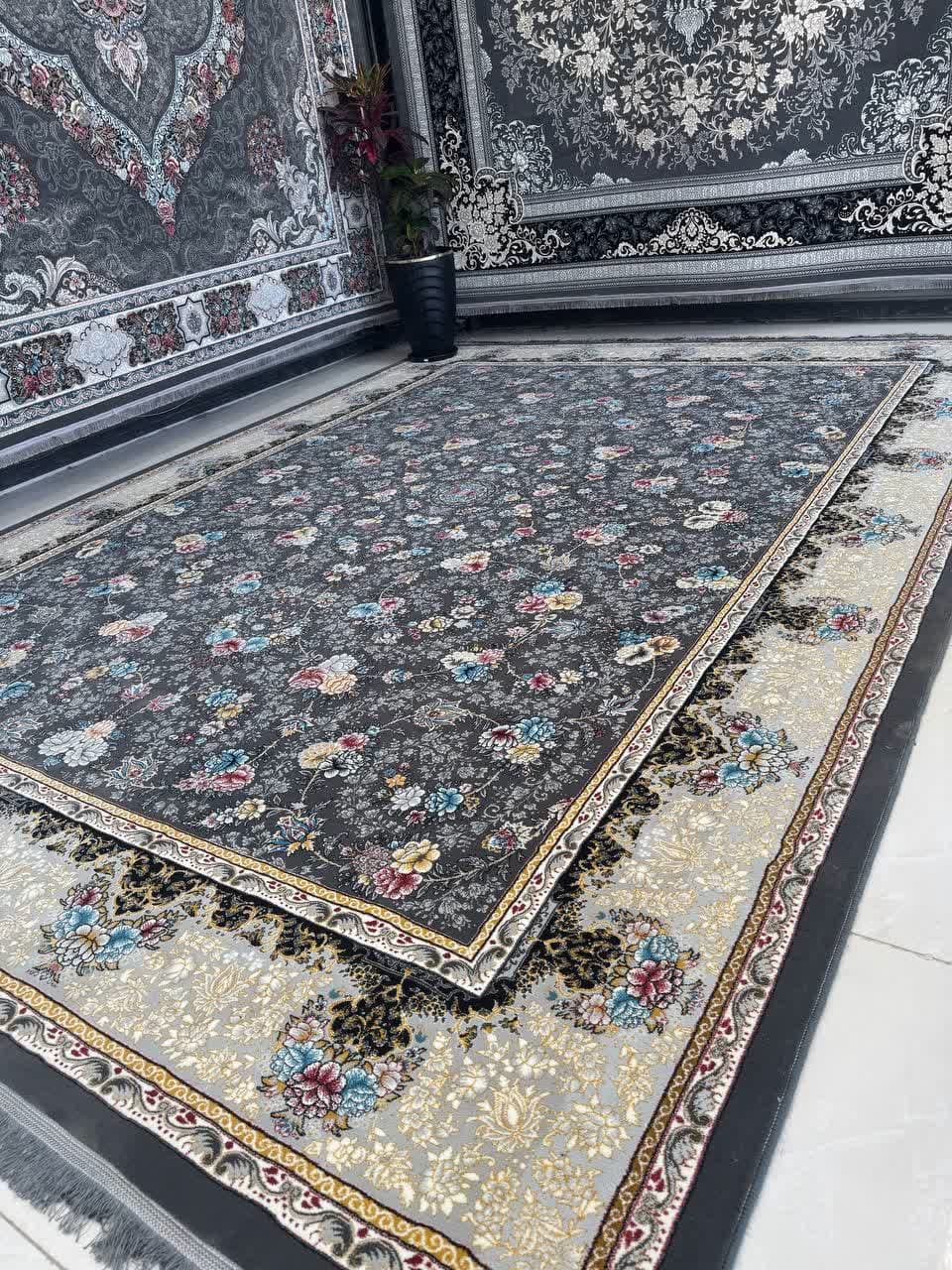 فرش 700 شانه طرح رنگین کمان